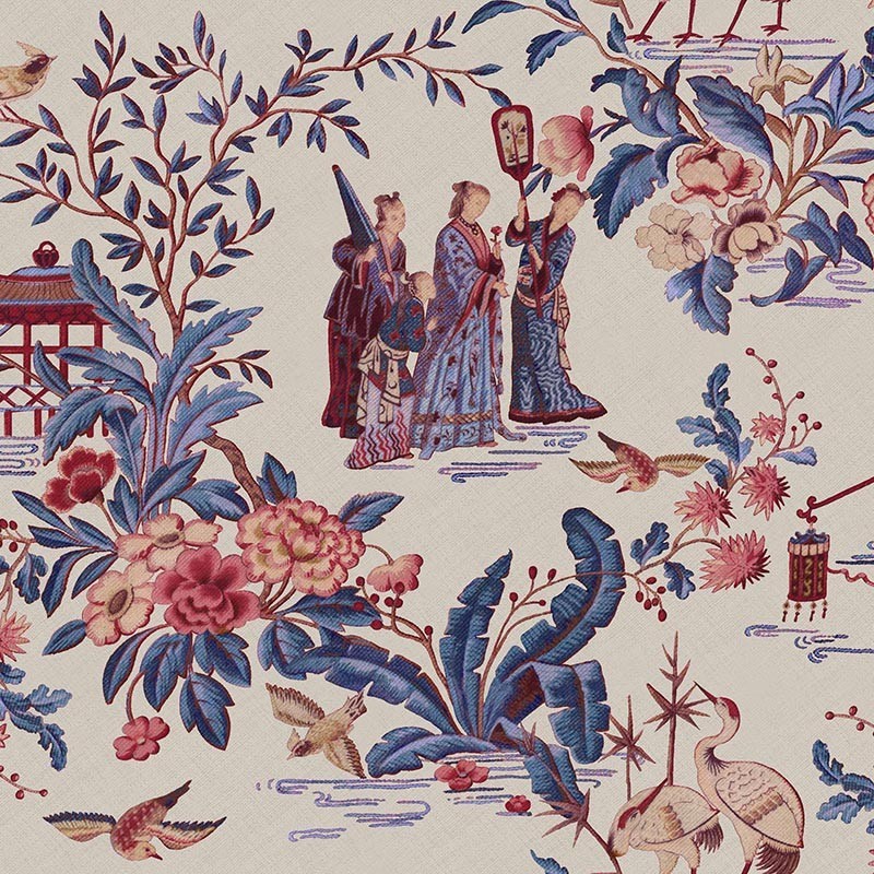 Papel pintado Coordonne Forbidden City Tang Walk Nacre B00104